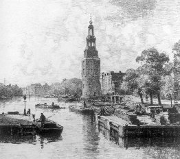 Montelbaanstoren In Amsterdam Montelbaanstoren In Amsterdam