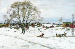 Winter. Schwarz Birken. Sergijew Possad Winter. Schwarz Birken. Sergijew Possad