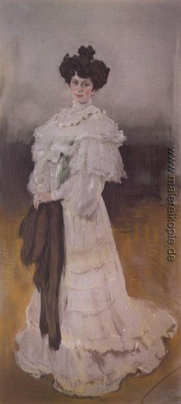 Porträt von E. A. Krasilschikova Porträt von E. A. Krasilschikova