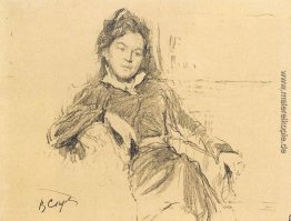 Porträt des Künstlers A.P.Ostroumova-Lebedeva Porträt des Künstlers A.P.Ostroumova-Lebedeva