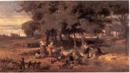 Waschen Frauen am Fluss Waschen Frauen am Fluss