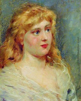 Portrait der Blondine Portrait der Blondine