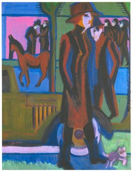 Wandern Frau mit Hund Wandern Frau mit Hund