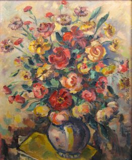 Vase mit Blumen Vase mit Blumen
