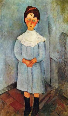 Kleines Mädchen im blauen Kleines Mädchen im blauen
