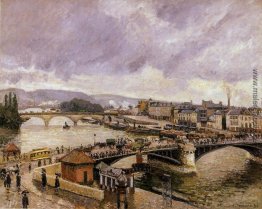 Der Pont Boieldieu, Rouen, Regen Effect Der Pont Boieldieu, Rouen, Regen Effect