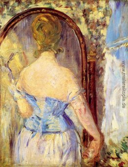 Frau vor einem Spiegel Frau vor einem Spiegel