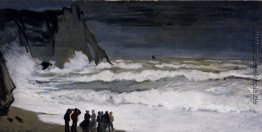 Raues Meer bei Etretat Raues Meer bei Etretat