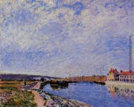 Die Barge Hafen und St. Mammes Die Barge Hafen und St. Mammes