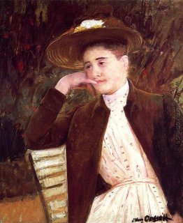 Celeste in einem Brown-Hut Celeste in einem Brown-Hut