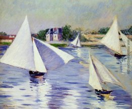 Segelboote auf der Seine bei Argenteuil Segelboote auf der Seine bei Argenteuil