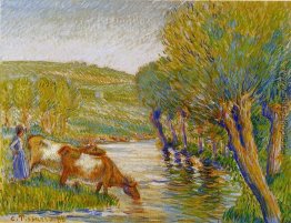 Der Fluss und Weiden, Eragny Der Fluss und Weiden, Eragny