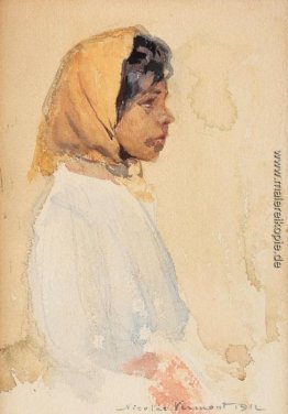 Gypsy Woman mit gelben Kopftuch Gypsy Woman mit gelben Kopftuch