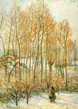 Morgen Sunlighton der Schnee, Eragny-sur-Epte Morgen Sunlighton der Schnee, Eragny-sur-Epte
