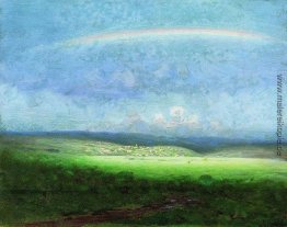 Nach einem Regen. Regenbogen Nach einem Regen. Regenbogen