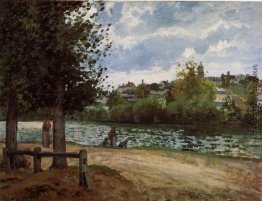 Die Ufer der Oise bei Pontoise Die Ufer der Oise bei Pontoise