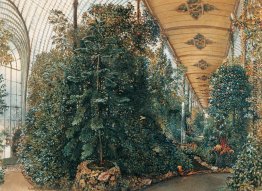 Innenansicht des Palmenhaus von Schloss Lednice Innenansicht des Palmenhaus von Schloss Lednice