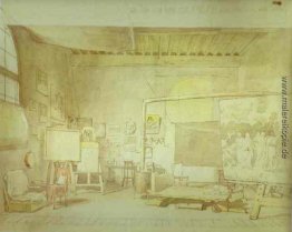Künstleratelier in Rom. Künstleratelier in Rom.