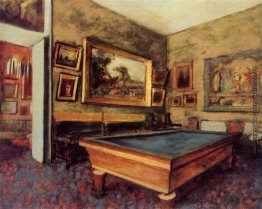Das Billardzimmer bei Menil-Hubert Das Billardzimmer bei Menil-Hubert