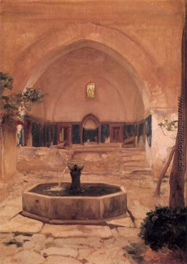 Hof einer Moschee in Brussa Hof einer Moschee in Brussa