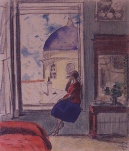 Innere. Die weibliche Figur am Fenster (im Studio) Innere. Die weibliche Figur am Fenster (im Studio)