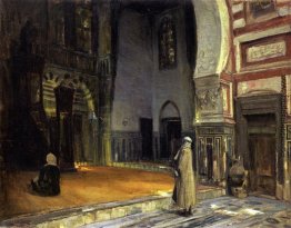 Innenraum einer Moschee, Kairo Innenraum einer Moschee, Kairo