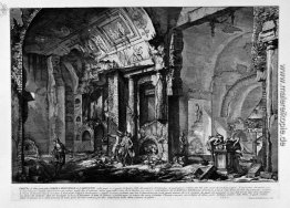 Die römische Altertümer, t. 2, Teller X. Blick auf den Eingang d Die römische Altertümer, t. 2, Teller X. Blick auf den Eingang d