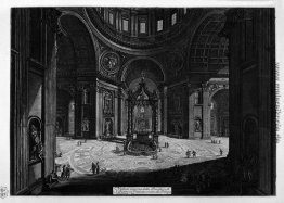 Innenansicht der Basilika von St. Peter im Vatikan Innenansicht der Basilika von St. Peter im Vatikan