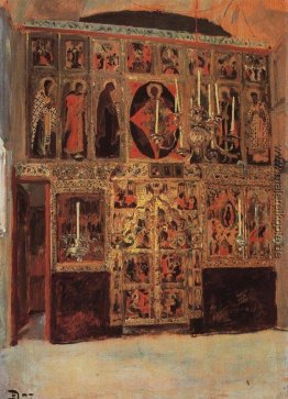 Kathedrale der Verkündigung. Das Seitenschiff der seligen Jungfr Kathedrale der Verkündigung. Das Seitenschiff der seligen Jungfr
