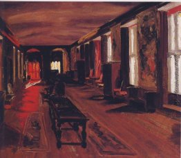 Long Gallery am Sutton Place, in der Nähe von Guildford Long Gallery am Sutton Place, in der Nähe von Guildford