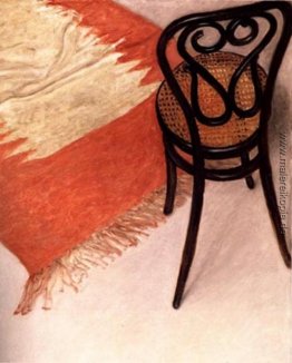 Thonet-Stuhl und Teppich Thonet-Stuhl und Teppich