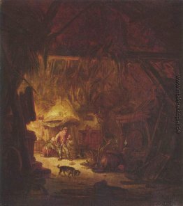 Innenraum eines Bauernhaus Innenraum eines Bauernhaus