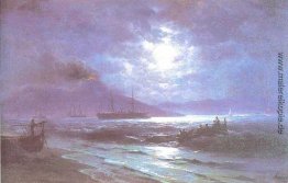 Die Bucht von Neapel durch Mondschein Die Bucht von Neapel durch Mondschein