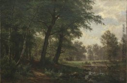 Waldlandschaft mit Bach Waldlandschaft mit Bach
