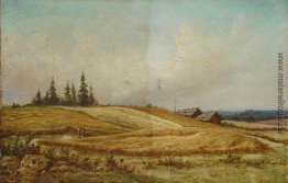 Sommer-Landschaft mit zwei Häuser Sommer-Landschaft mit zwei Häuser