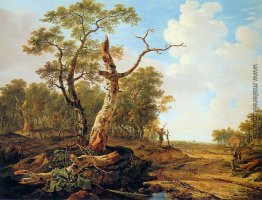 Landschaft mit totem Baum Landschaft mit totem Baum