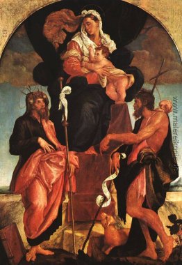 Madonna mit Kind und Heiligen Madonna mit Kind und Heiligen