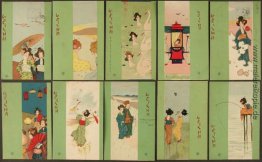 Geisha, grün Geisha, grün