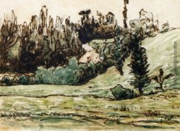 Bewaldeten Hügel in der Nähe von Vichy Bewaldeten Hügel in der Nähe von Vichy