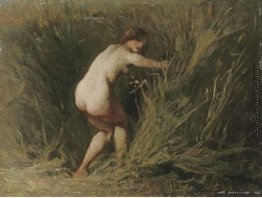 Nymphe im Schilf Nymphe im Schilf