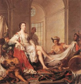 Mademoiselle de Clermont als Sultana Mademoiselle de Clermont als Sultana