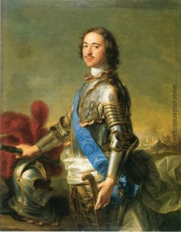 Porträt von Zar Peter I. Porträt von Zar Peter I.