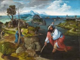 Landschaft mit St. Christopher Landschaft mit St. Christopher
