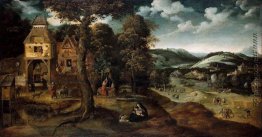 Landschaft mit der Flucht nach Ägypten Landschaft mit der Flucht nach Ägypten
