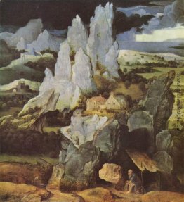 Der heilige Hieronymus in Felslandschaft Der heilige Hieronymus in Felslandschaft