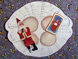 Teller mit Weihnachtsplätzchen Teller mit Weihnachtsplätzchen