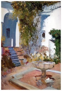 Brunnen am Alcazin Sevilla Brunnen am Alcazin Sevilla