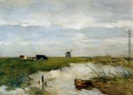 Niederländische Polderlandschaft Niederländische Polderlandschaft