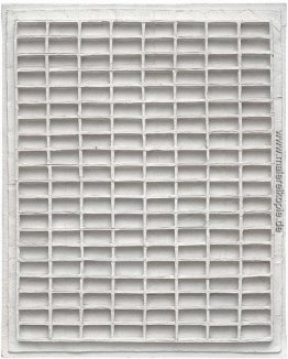 Weißes Strukturrelief R 62-1 Weißes Strukturrelief R 62-1