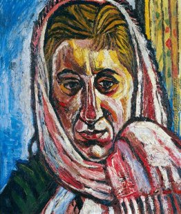 Kleiner Kopf von Jean (Jean Bratby, geb. Cooke, b.1927) Kleiner Kopf von Jean (Jean Bratby, geb. Cooke, b.1927)